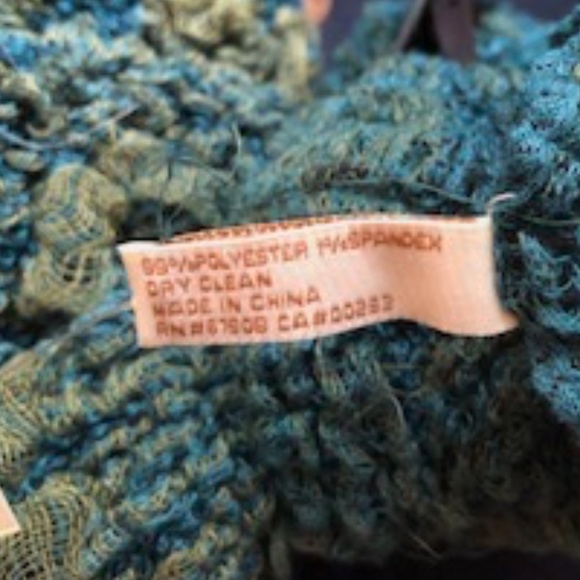 Unique Peacock Teal Infinity Scarf *NEW* - Picture 6 of 14